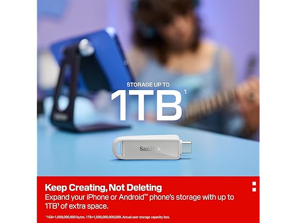 SanDisk 128GB Phone Drive with USB Type-C