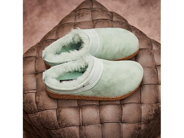 HAFLINGER Snowbird Lambskin Leather Clog