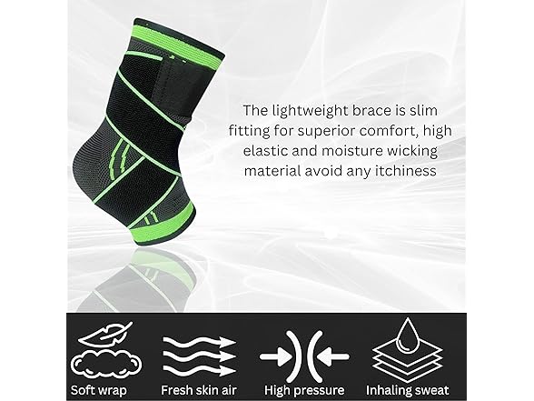 Wonder Care Ankle Brace Compression Wrap