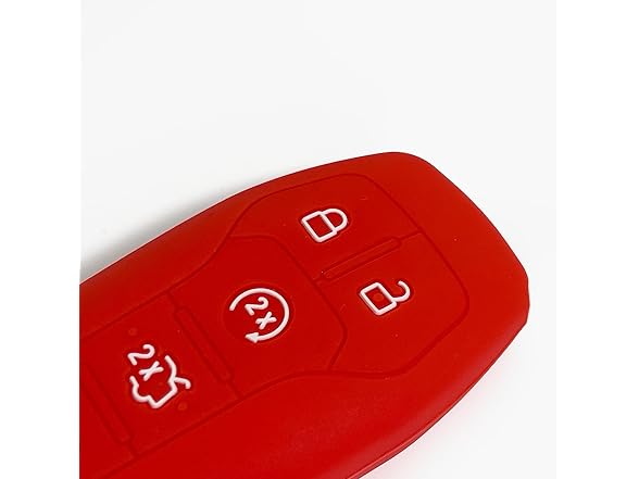 Click&Fit Ford Key Cover Black+Red 5btn