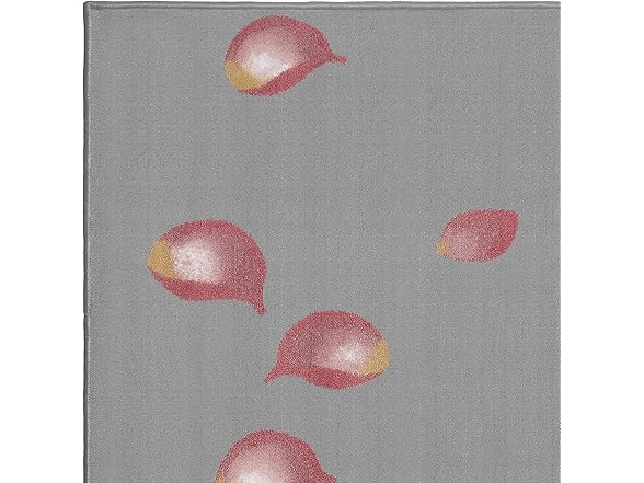 Evolur Aurora Pink Petals Nursery Rug