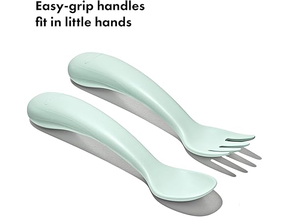 OXO Tot Plastic Fork and Spoon Set