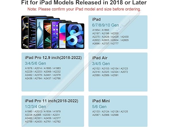 aMZCaSE Stylus Pen for iPad 11th&10th Generation
