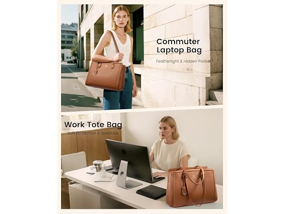 LOVEVOOK 15.6 Inch Laptop Bag for Women