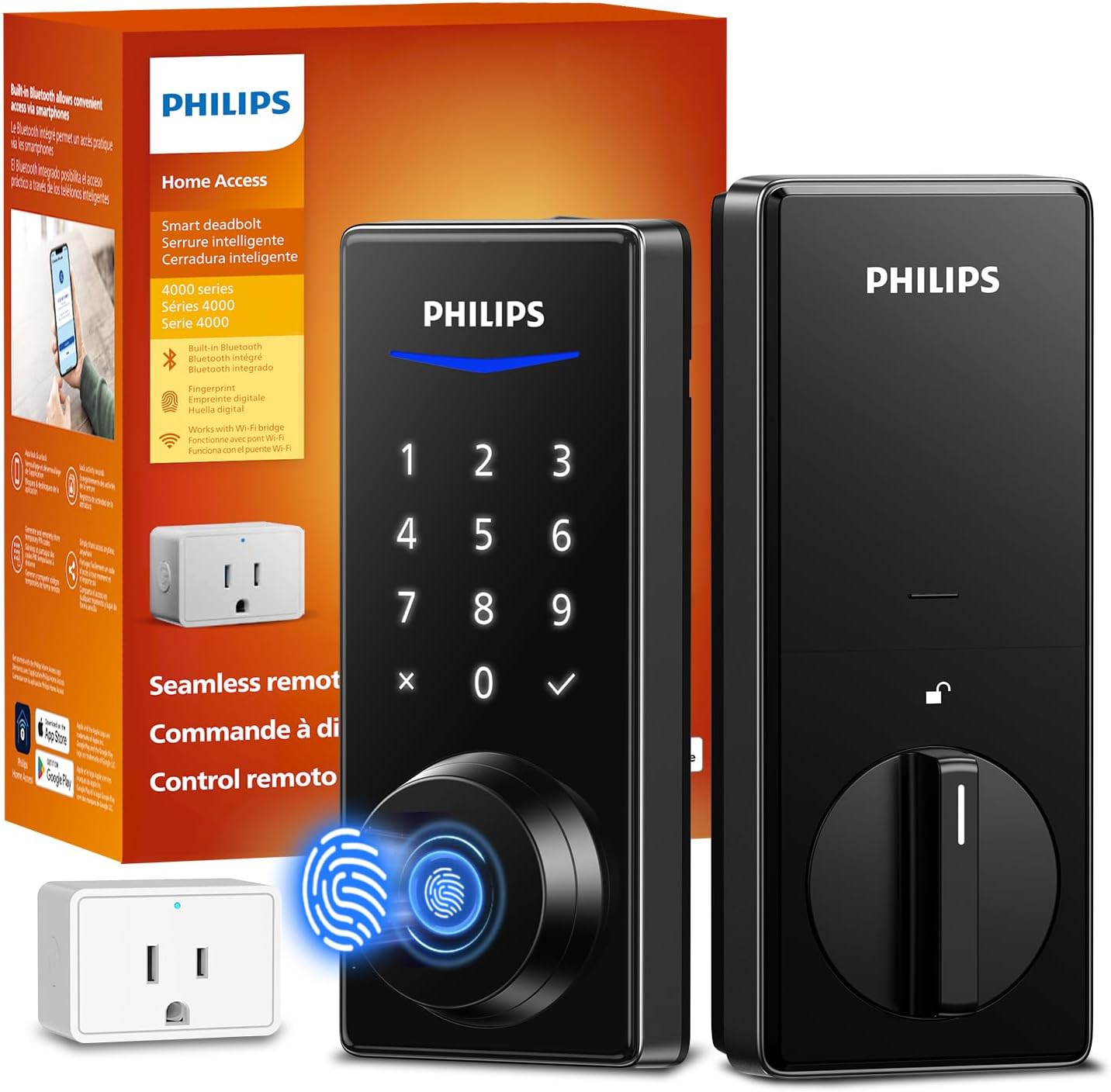 Philips DDL240X-1HB Bluetooth Fingerprint Smart Deadbolt - Gallery 11