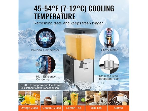 Commercial Beverage Dispenser, 18 L / 19