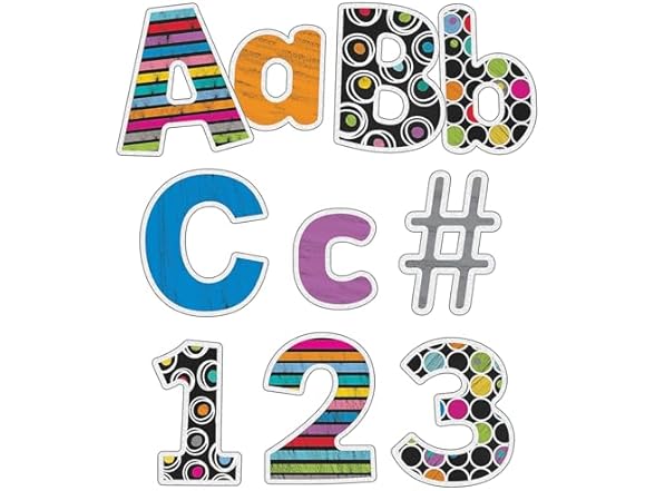 Carson Dellosa Education Chalkboard Cutout Letters