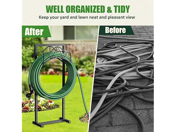 Freestanding Garden Hose Holder