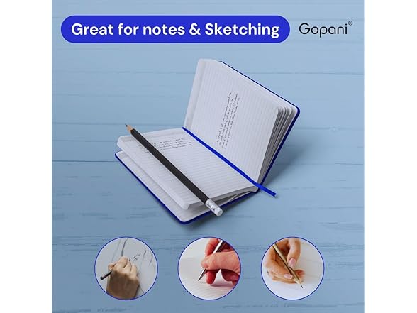 gopani Lined Journal Notebook,(Blush)