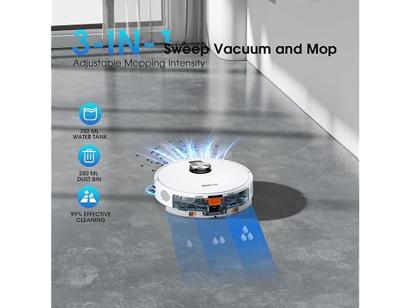 SHELIKI MAX Robot Vacuum and Mop