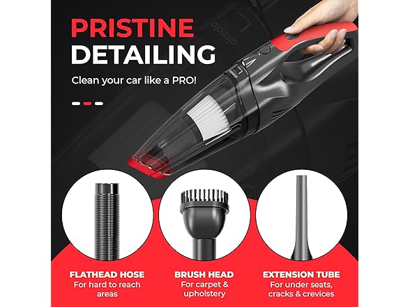 Airmoto Vacuum Cleaner with 16 Ft Cord
