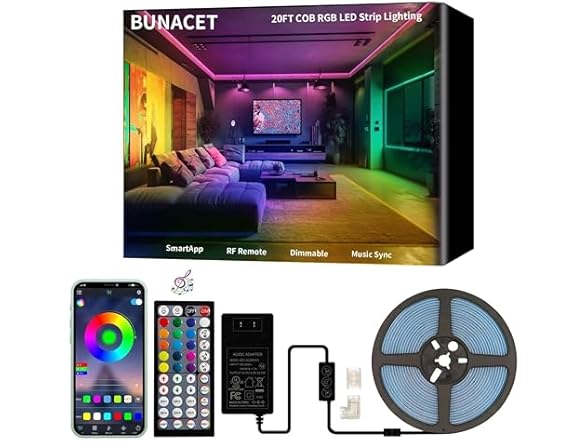 COB RGB LED Strip Lights