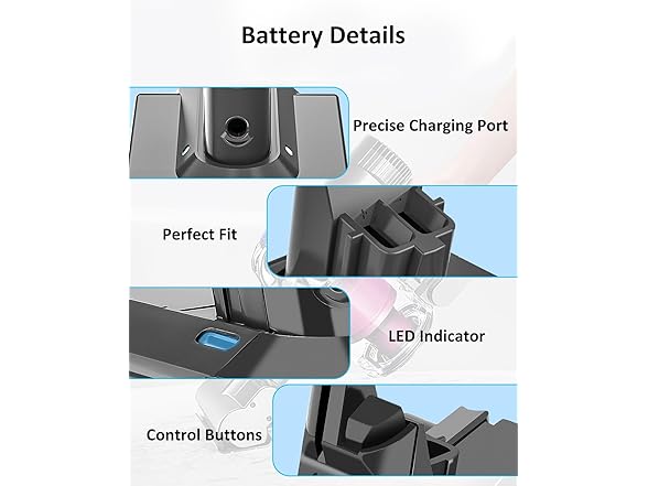 21.6v 8000mAh Replacement for V8 Battery