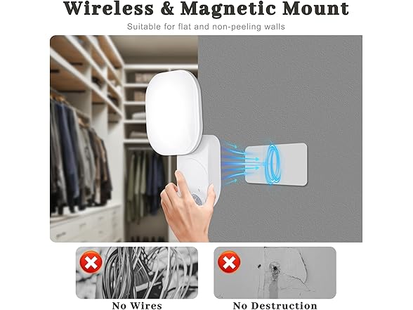 Yochoice Rechargeable Battery Operated Wall Sconces