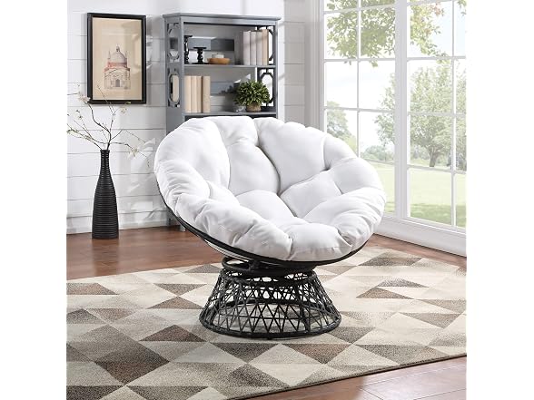 OSP Home Furnishings Wicker Papasan Chair