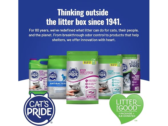 Cat's Pride Cat's Pride Max Power: Bacterial Odor