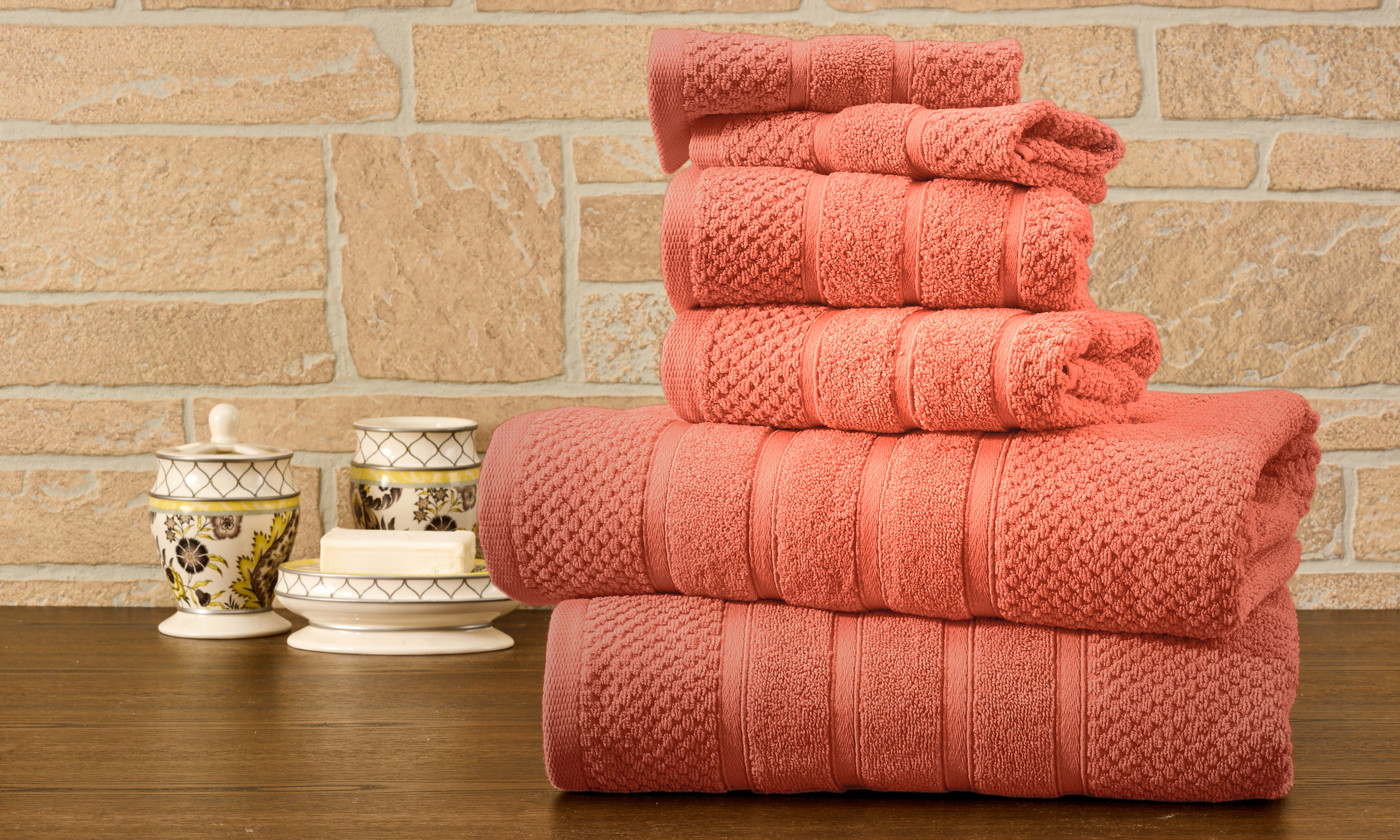 100% Egyptian Cotton 6-Piece Towel Set - Gallery 41