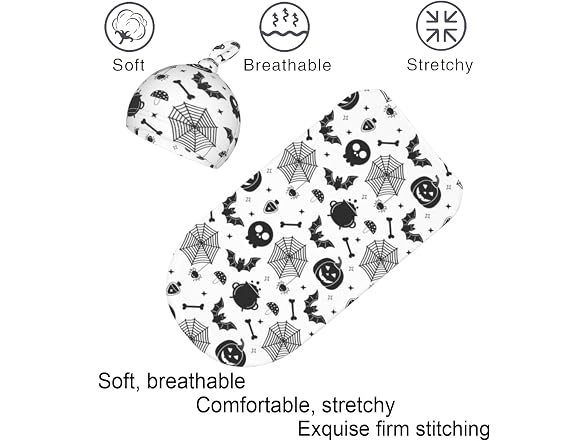 Jarverce Gothic Swaddle Blanket for Baby