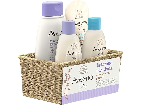 Aveeno Baby Mommy and Me Daily Bathtime Gift Set