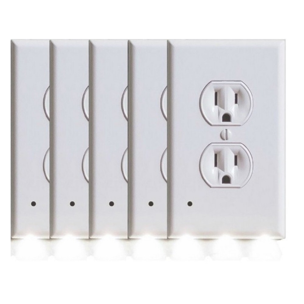 5-Pack Outlet Cover with Built-In LED Light - Gallery 22