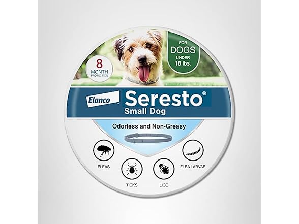 Seresto Small Dog Flea & Tick Treatment & Prevention Collar