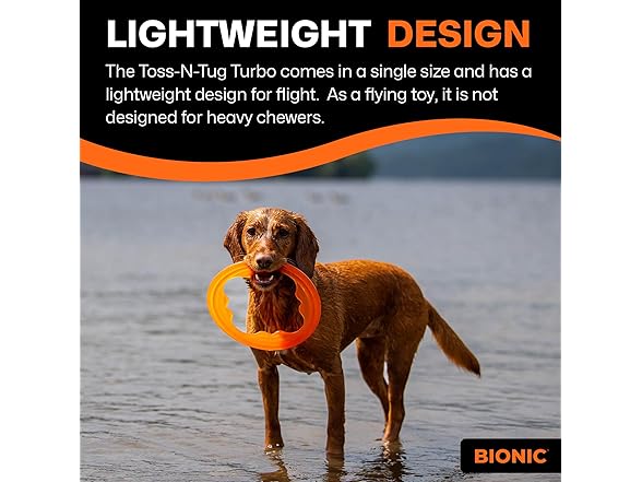 BIONIC Toss-N-Tug Turbo Dog Toy