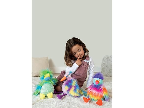 Manhattan Toy Silly Birds Pistachio 8.5"  Plush Bird Toy