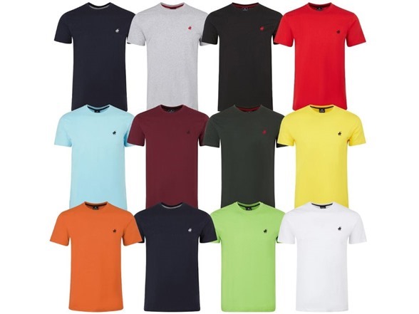 Pacific Polo Club{5PK} Men's Short Sleeve T-Shirts