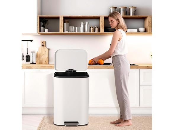 GAOMON 13.2 Gallon/50L Trash Can White