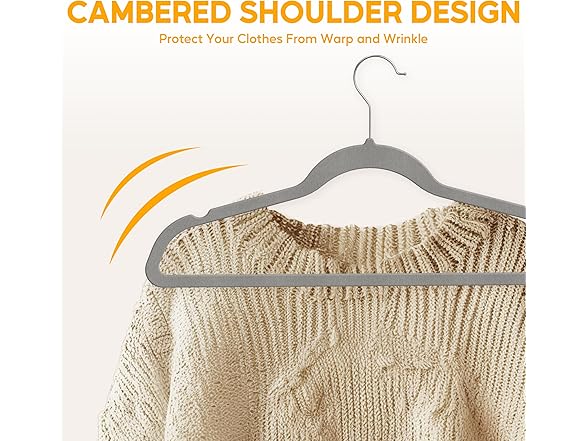 HealSmart 30 Pack Heavy Duty Velvet Hang