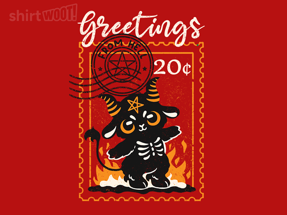 Greetings from Hell Stamp
