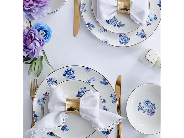 Stone Lain Viola 12-Piece Dinnerware Set