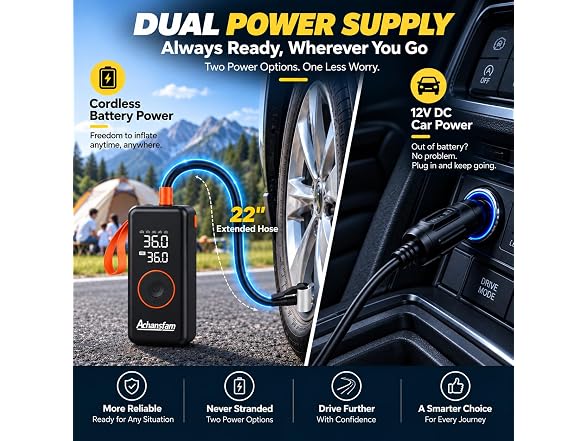 Achansfam P9 Pro Portable Tire Inflator