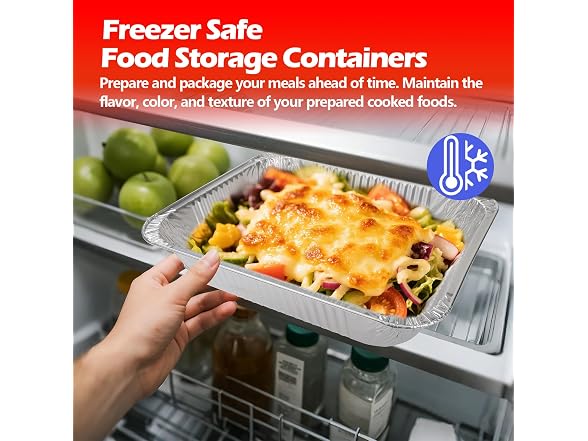 MAXTBEE Aluminum Pans Foil Pans with Lid, 30 Pack 9x13