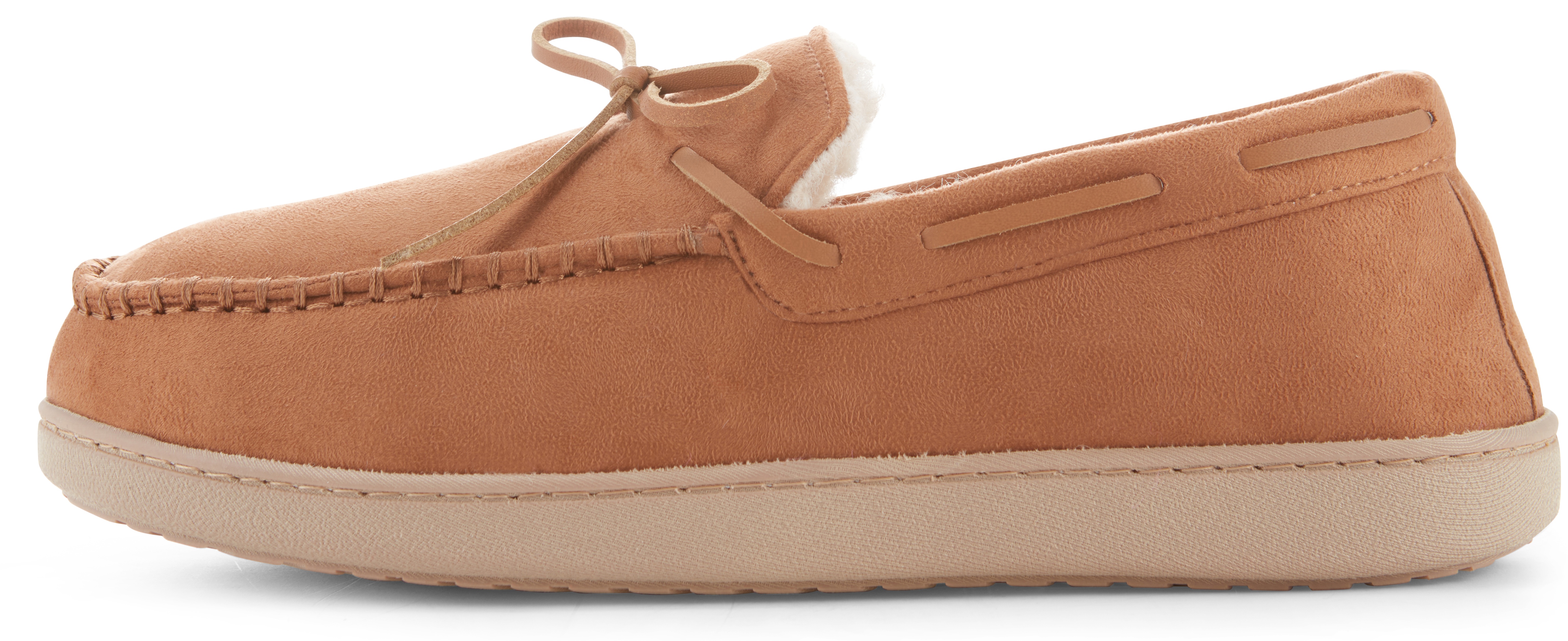 Floopi Men's Moccasin Slipper with Bow - Gallery 18