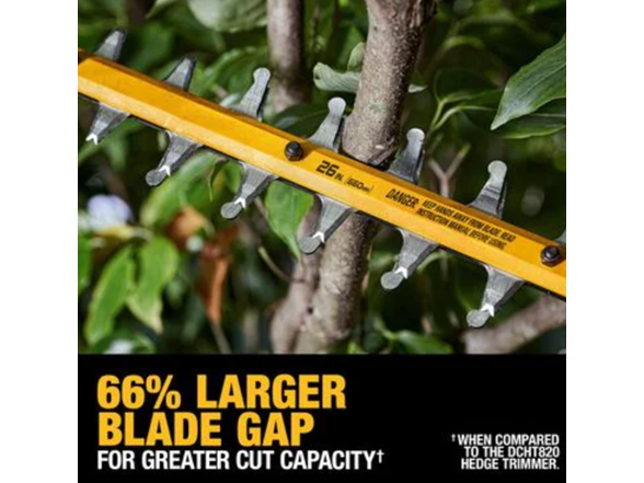 DEWALT DCHT870T1 60V MAX Hedge Trimmer 26in Kit
