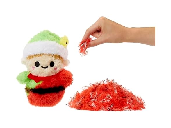 Fluffie Stuffiez Holiday Santa Small Collectible Feature Plush