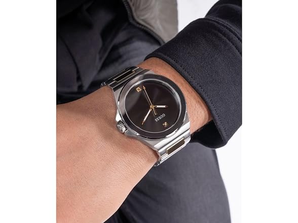 GUESS Men's 44mm Two-Tone Steel Watch