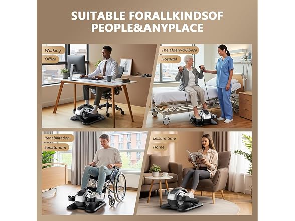 LVPIMAN Under Desk Elliptical Machine