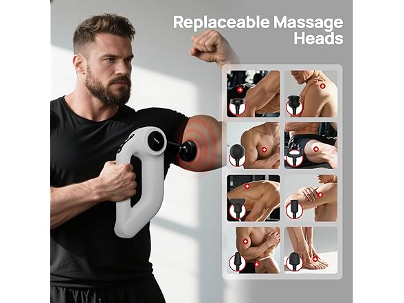 HEYCHY massage gun with heat