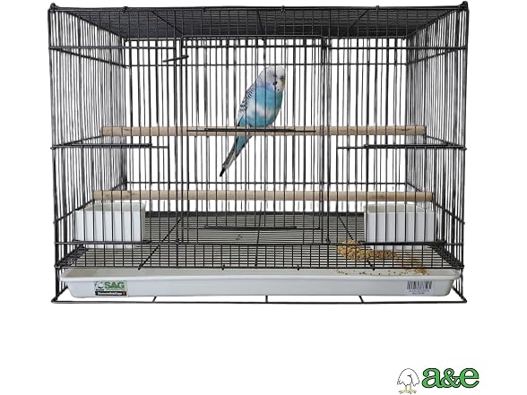 A&E Cage Co 503 Flight Cage 24"x16"x16" Small Bird