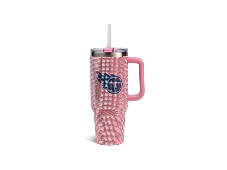 TITANS Pink Bling Tumbler (46oz)