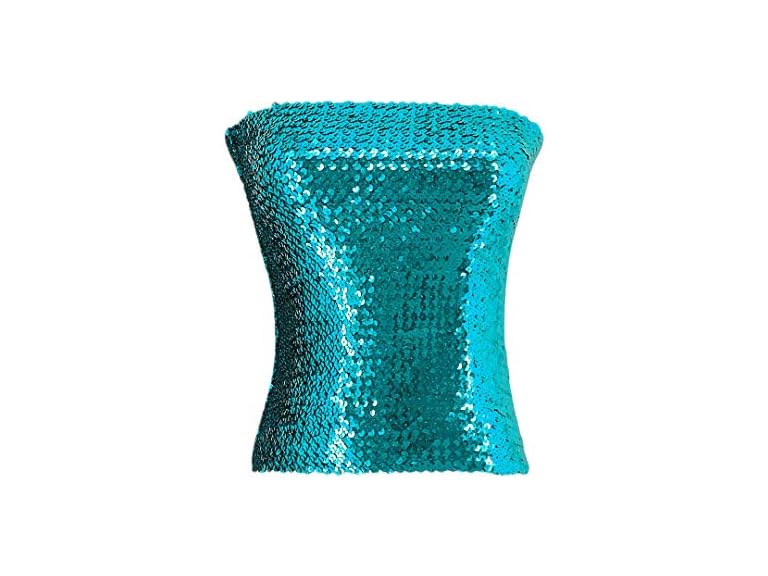 Naimo Women's (OS) Sparkly Bling Sequin Tube Top