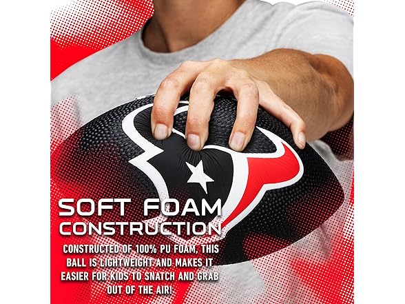 HOUSTON TEXANS Foam Football