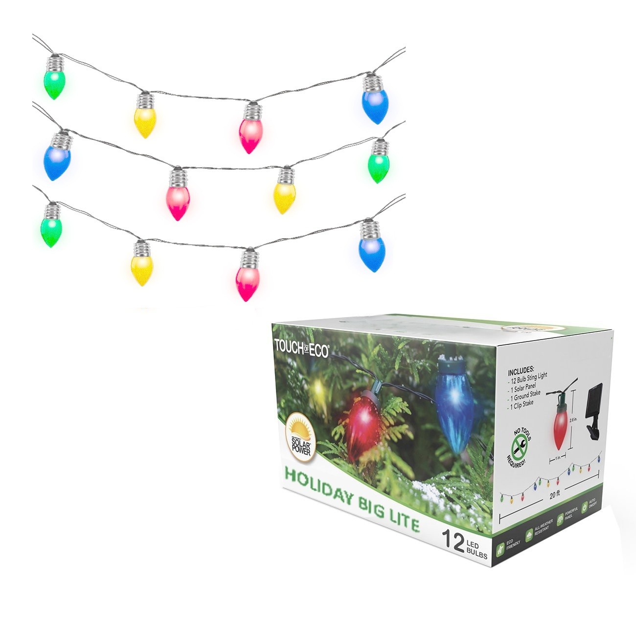 Solar Multicolor String Light - Gallery 8
