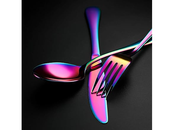WYT Colorful Silverware Set