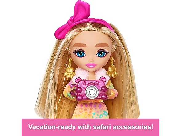 Barbie Fly Minis Travel Doll, Safari