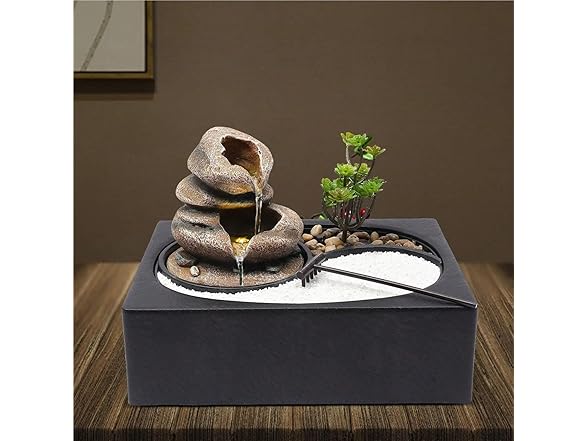 Azthuria Tabletop Fountain w/Rockery