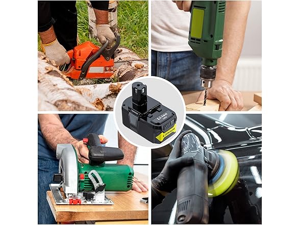 Simple Plus Replacement Battery Ryobi 18V ONE+ 6Ah