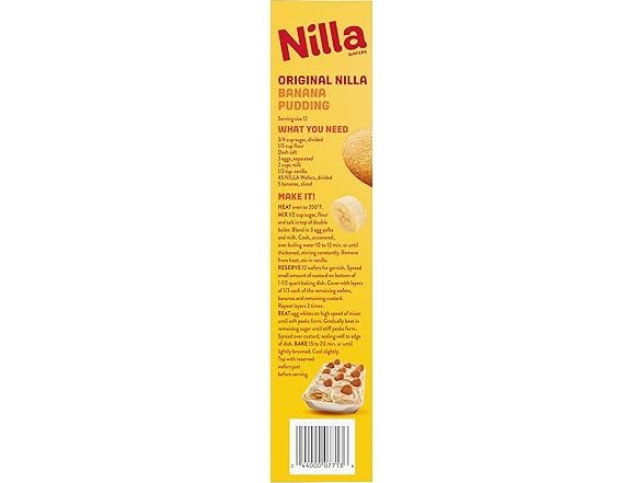 NILLA Wafers Cookies, Vanilla Wafers, Family Size, 15 oz